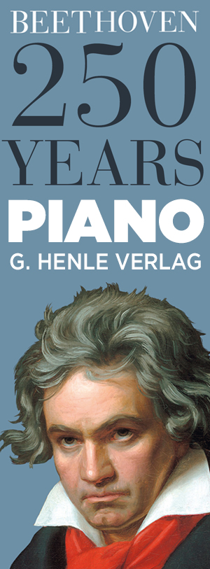 2019-2020 Henle Editions of Beethoven Works for Piano | Hal Leonard